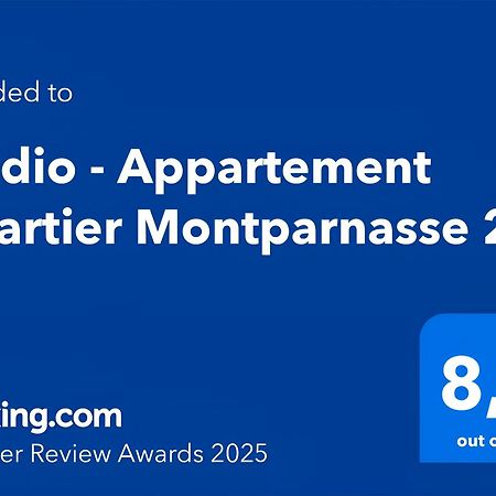 Studio - Appartement Quartier Montparnasse 2 Free Netflix París Exterior foto